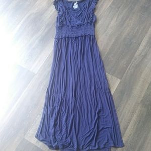 Navy maxi dress